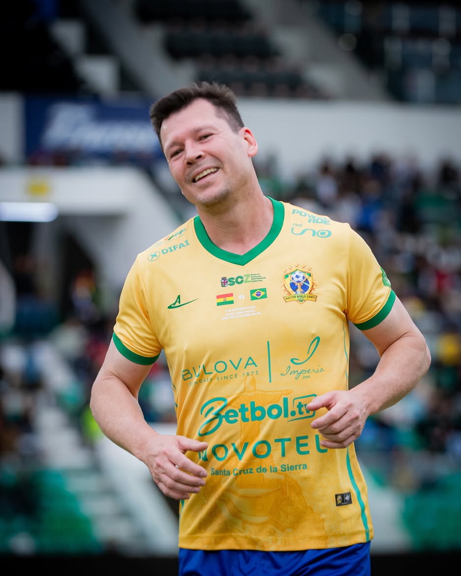 Aquecimento de jogador da MWG antes da partida